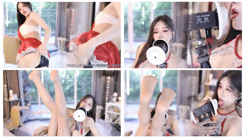 【网红定制】CC丨小恩雅 定制福利 妈妈儿子清晨情调＋ASMR＋舌头特写 [1V/1.06G]-主播邦